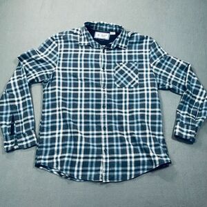 Original Penguin by Musingwear‎ Men's Large Plaid Long Sleeve Button Down Shirt